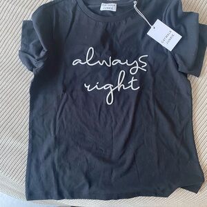 Black Short Sleeve Tee